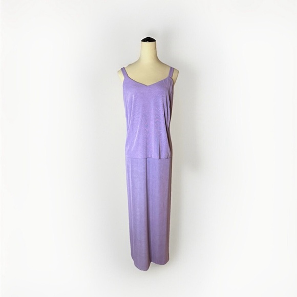 Vintage Alex Evenings Gown Glamorous Lavender – Size 14W - Picture 2 of 8